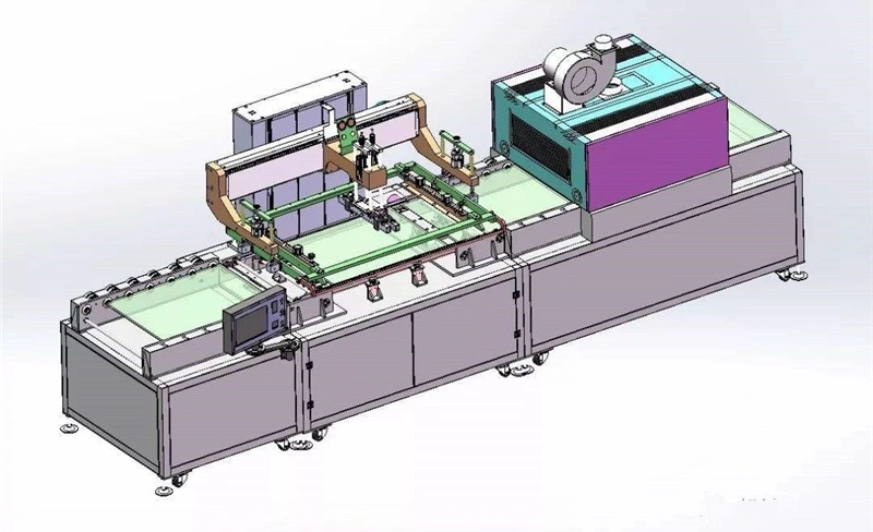 Fully Automatic Roll to Roll Textile Satin Label Screen Printing Machine for Cotton, Seat Belt, Elastic, Twill Tape