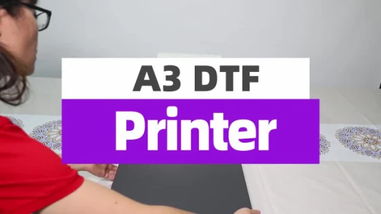 Erasmart petit bureau numérique tissu Textile vêtement A3 Dtf imprimante Film Pet transfert de chaleur presse jet d'encre t-shirt T