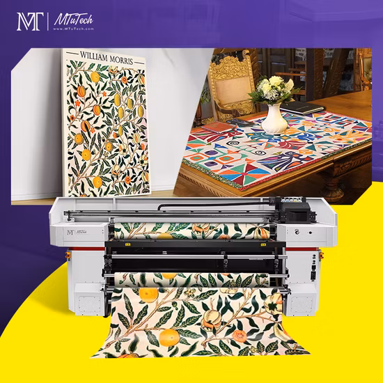 Machine d'impression textile domestique par sublimation numérique, pour l'impression de tissus en coton, lin et polyester